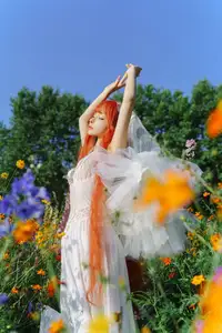 Coser Chunmomo | Ethereal Bride in a Dreamy Flower Garden Wedding Dress - image 22