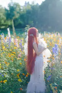Coser Chunmomo | Ethereal Bride in a Dreamy Flower Garden Wedding Dress - image 23