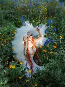 Coser Chunmomo | Ethereal Bride in a Dreamy Flower Garden Wedding Dress - image 24