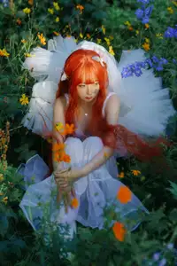 Coser Chunmomo | Ethereal Bride in a Dreamy Flower Garden Wedding Dress - image 16