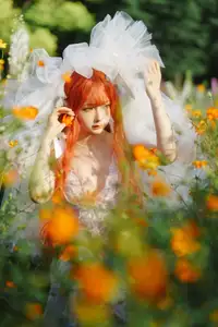 Coser Chunmomo | Ethereal Bride in a Dreamy Flower Garden Wedding Dress - image 6