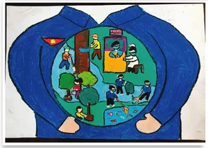 Inspiring Paintings Celebrating the Ho Chi Minh Communist Youth Union - image 0