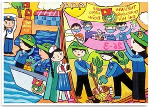 Inspiring Paintings Celebrating the Ho Chi Minh Communist Youth Union - image 9