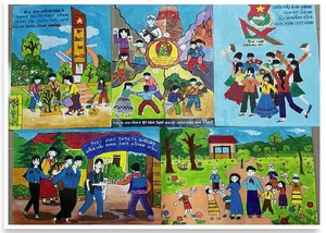Inspiring Paintings Celebrating the Ho Chi Minh Communist Youth Union - image 19