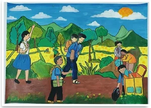 Inspiring Paintings Celebrating the Ho Chi Minh Communist Youth Union - image 26