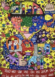 Inspiring Paintings Celebrating the Ho Chi Minh Communist Youth Union - image 18
