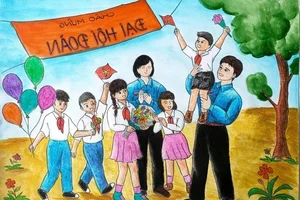Inspiring Paintings Celebrating the Ho Chi Minh Communist Youth Union - image 16