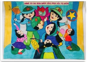 Inspiring Paintings Celebrating the Ho Chi Minh Communist Youth Union - image 1