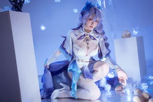 Stunning Wuthering Waves Camellia Cosplay by Hoshilily: A Red Floral Fantasy Photoshoot Featuring 31 High-Resolution Artistic Images - image 20