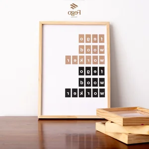 FEGO A2-A3 Modern Wooden Wall Photo Frames for Sophisticated Living Room Decor - image 2