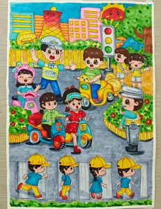 Creative and Meaningful Traffic Safety Drawing Ideas for School Projects - image 19