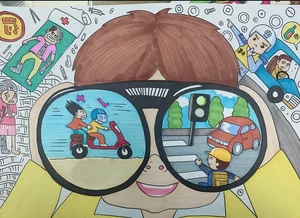 Creative and Meaningful Traffic Safety Drawing Ideas for School Projects - image 5