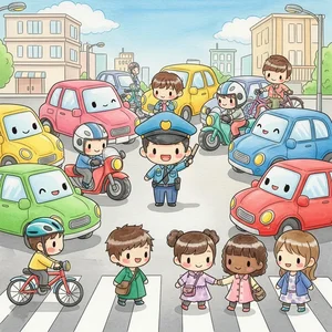 Creative and Meaningful Traffic Safety Drawing Ideas for School Projects - image 2