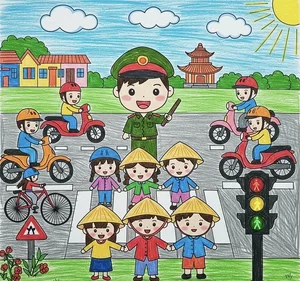 Creative and Meaningful Traffic Safety Drawing Ideas for School Projects - image 27