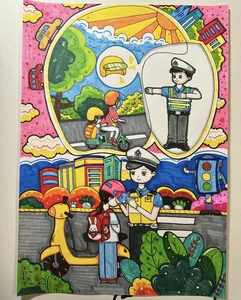 Creative and Meaningful Traffic Safety Drawing Ideas for School Projects - image 28