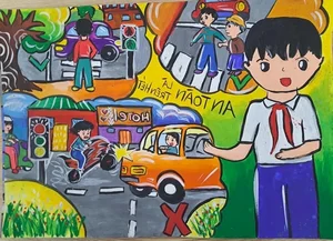 Creative and Meaningful Traffic Safety Drawing Ideas for School Projects - image 0