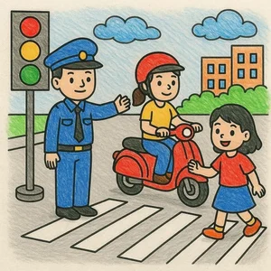 Creative and Meaningful Traffic Safety Drawing Ideas for School Projects - image 6