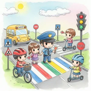 Creative and Meaningful Traffic Safety Drawing Ideas for School Projects - image 20