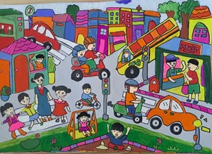 Creative and Meaningful Traffic Safety Drawing Ideas for School Projects - image 21