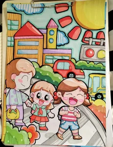 Creative and Meaningful Traffic Safety Drawing Ideas for School Projects - image 16