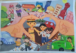 Creative and Meaningful Traffic Safety Drawing Ideas for School Projects - image 32