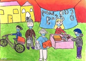 Heartwarming 6th-Grade Artworks Expressing Human Love and Compassion - image 8