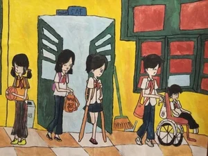 Heartwarming 6th-Grade Artworks Expressing Human Love and Compassion - image 32