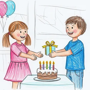 Heartwarming 6th-Grade Artworks Expressing Human Love and Compassion - image 22