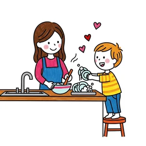 Heartwarming 6th-Grade Artworks Expressing Human Love and Compassion - image 39