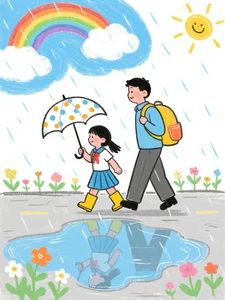 Heartwarming 6th-Grade Artworks Expressing Human Love and Compassion - image 27