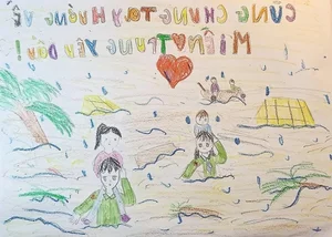 Heartwarming 6th-Grade Artworks Expressing Human Love and Compassion - image 10