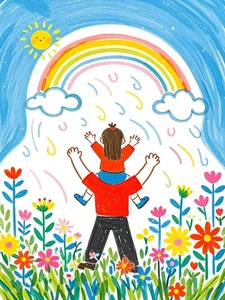 Heartwarming 6th-Grade Artworks Expressing Human Love and Compassion - image 15
