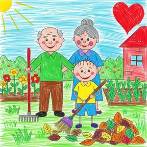 Heartwarming 6th-Grade Artworks Expressing Human Love and Compassion - image 14