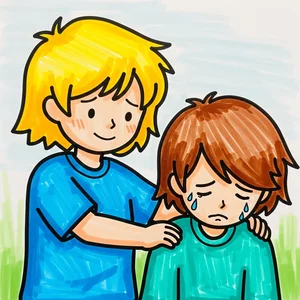 Heartwarming 6th-Grade Artworks Expressing Human Love and Compassion - image 18