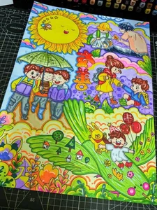 Heartwarming 6th-Grade Artworks Expressing Human Love and Compassion - image 7