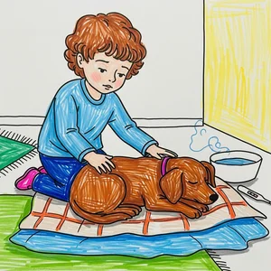 Heartwarming 6th-Grade Artworks Expressing Human Love and Compassion - image 20