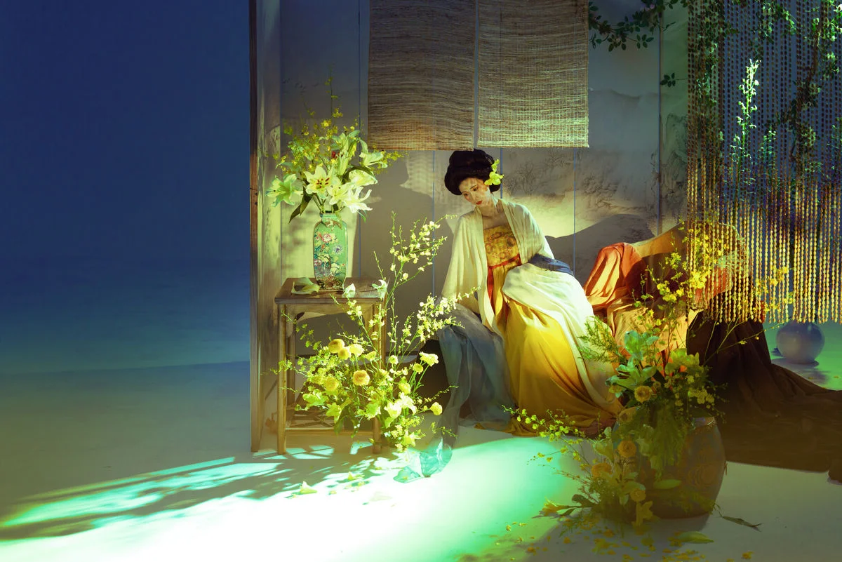 YiTuYu Art Language Vol.9534 He Li Han Stunning Portrait Gallery