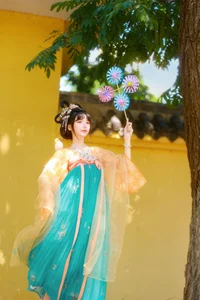 Elegant Portrait Series: Jie Ruan Tang in YiTuYu Art Language Vol.9340 – A Captivating Visual Study of Day and Night Aesthetic Styles - image 3