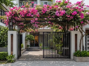 30 Stunning Front Yard Flower Trellis and Climbing Plant Designs for Shade - image 17