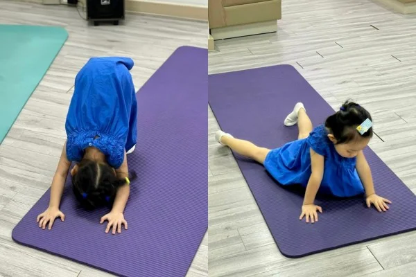 Cuong Do La Daughter Suchin Mimics Mom Dam Thu Trang in Hilarious Poses