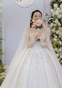 Stunning Wedding: Kim Oanh and Model Vu Tuan Viet Celebrate in Hai Duong - image 10
