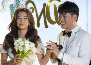 A Star-Studded Wedding: Ha Tri Quang and Thanh Doan Celebrate with Quach Thanh Danh in a Grand Event - image 2