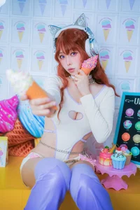 Y2K Cyber Cat Vibes: A Futuristic Fashion Journey with Coser Ely_eee - image 0