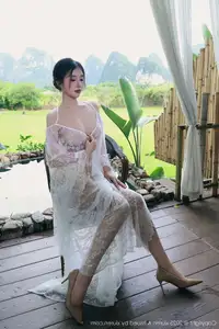 Nan Qiao: Graceful Charm in Jade Green Cheongsam - XiuRen No.10538 Collection - image 22