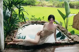 Nan Qiao: Graceful Charm in Jade Green Cheongsam - XiuRen No.10538 Collection - image 33
