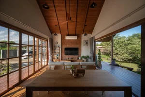 The Art of Slow Living: A Modern Sloped Roof Sanctuary to Witness All Four Seasons - image 8