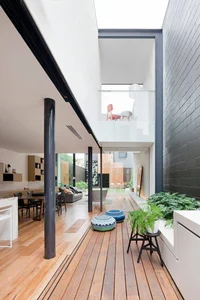 30 Innovative Mezzanine Designs for Small Townhouses with Greenery - image 14