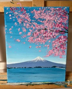 Elegant Cherry Blossom Paintings: Beautiful Peach Blossom Art for Modern Homes - image 25