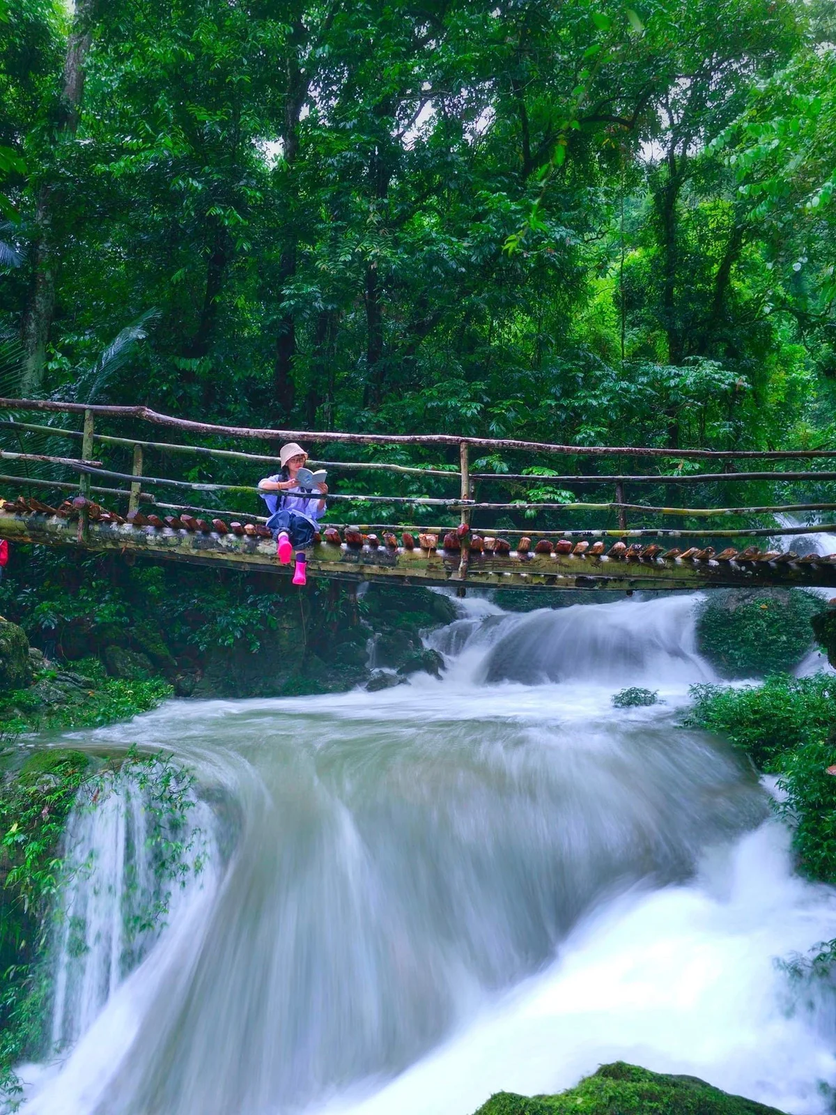 Escape to Nature: Trekking and Cooling Off at Nam Luc Waterfall This Summer