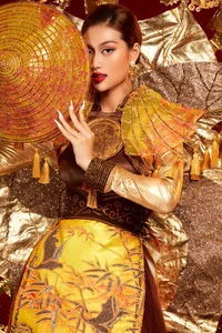 Miss Doan Thien An Shines Bright in Stunning Traditional Vietnamese Costumes - image 2